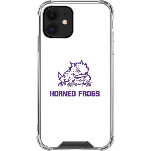 Horned Frogs TCU iPhone 12 Clear Case