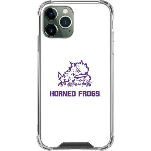 Horned Frogs TCU iPhone 12 Pro Max Clear Case