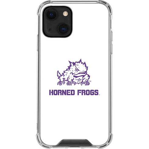 Horned Frogs TCU iPhone 13 Mini Clear Case