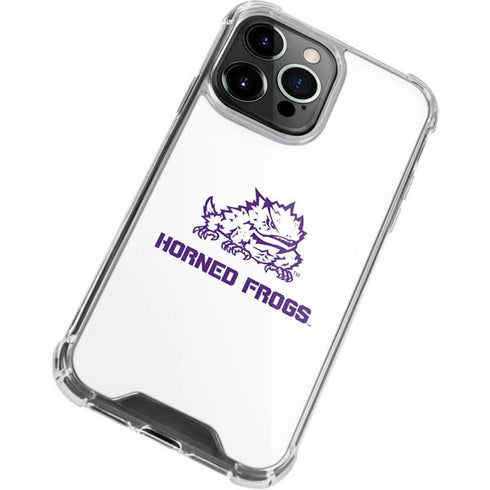 Horned Frogs TCU iPhone 13 Pro Clear Case
