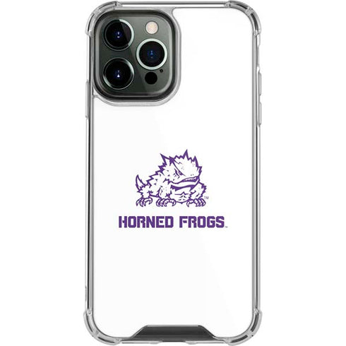 Horned Frogs TCU iPhone 13 Pro Max Clear Case