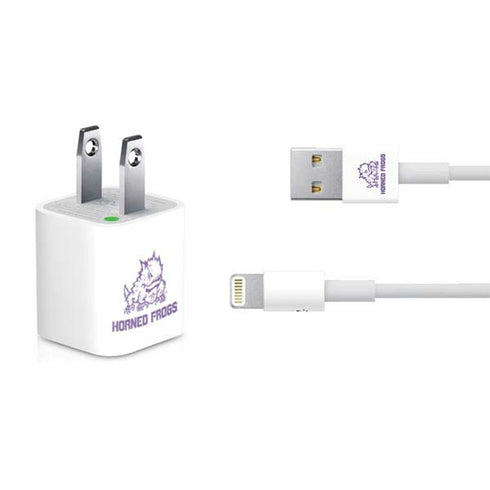 Horned Frogs TCU iPhone Charger (5W USB) Skin