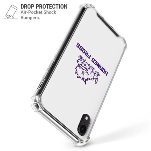 Texas Christian University Horned Frogs TCU iPhone XR Clear Case
