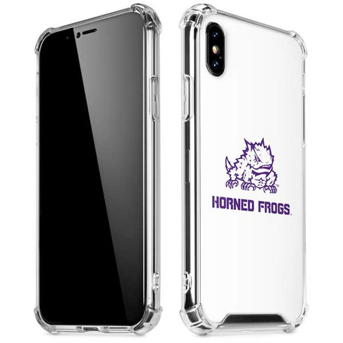 Texas Christian University Horned Frogs TCU iPhone XS Max Clear Case
