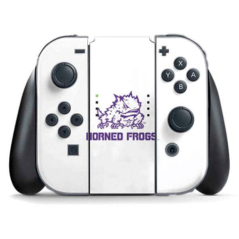 Texas Christian University Horned Frogs TCU Nintendo Switch (2017-2021) Joy-Con Controller Skin