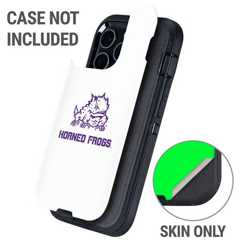 Texas Christian University Horned Frogs TCU Otterbox Defender iPhone Skin