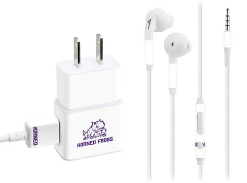 Horned Frogs TCU Phone Charger Skin