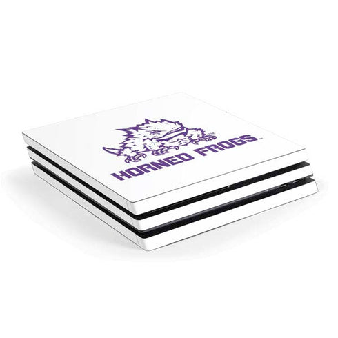 Horned Frogs TCU PS4 Pro Console Skin