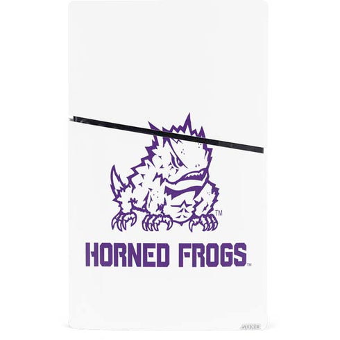 Texas Christian University Horned Frogs TCU PS5 Slim Digital Edition Console Skin