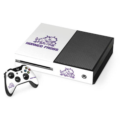 Horned Frogs TCU Xbox One Console and Controller Bundle Skin