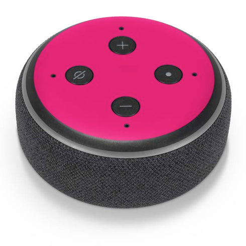 HOT Pink Solid Amazon Echo Dot Skin