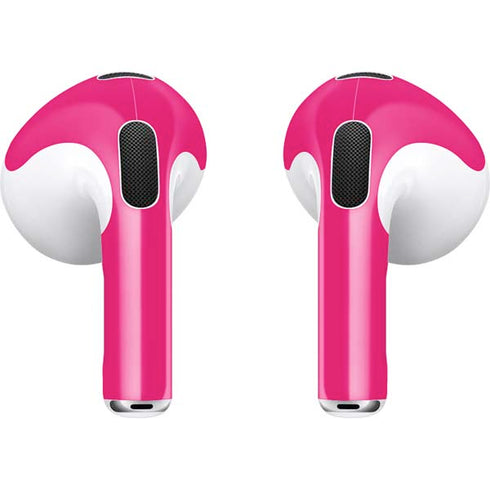 HOT Pink Solid Apple AirPods (3rd Gen 2021) Skin