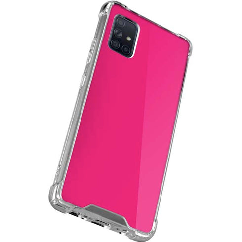 HOT Pink Solid Galaxy A51 5G Clear Case