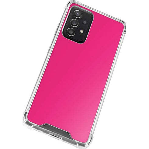 HOT Pink Solid Galaxy A52 5G Clear Case