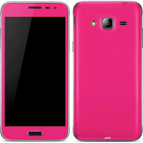 HOT Pink Solid Galaxy J3 Skin