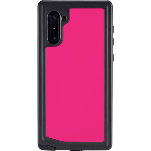 HOT Pink Solid Galaxy Note 10 Waterproof Case