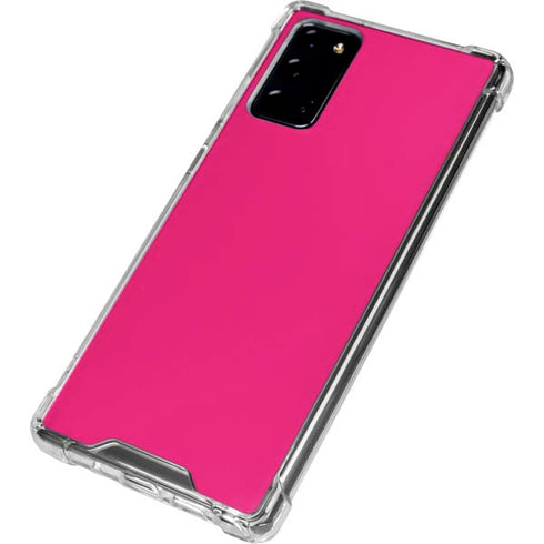 HOT Pink Solid Galaxy Note20 5G Clear Case