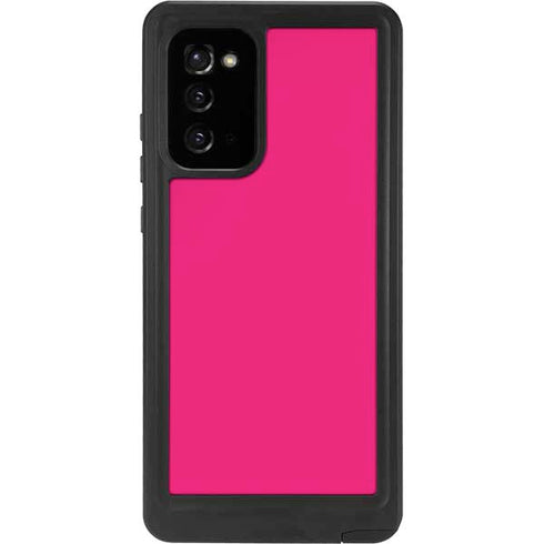 HOT Pink Solid Galaxy Note20 5G Waterproof Case