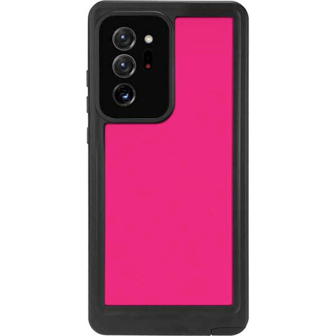 HOT Pink Solid Galaxy Note20 Ultra 5G Waterproof Case