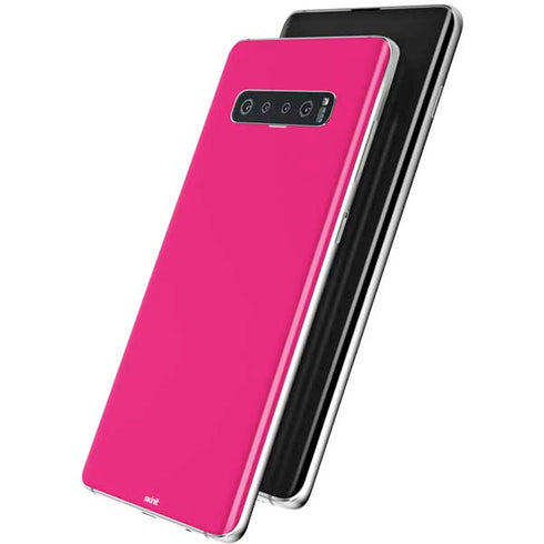 HOT Pink Solid Galaxy S10 Plus Skin