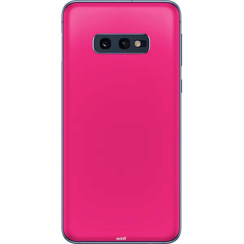 HOT Pink Solid Galaxy S10e Skin