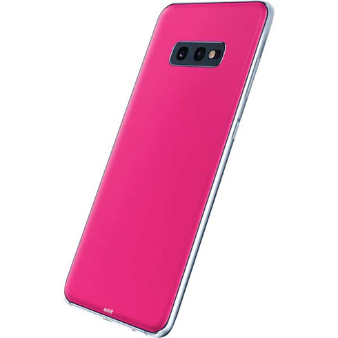 HOT Pink Solid Galaxy S10e Skin