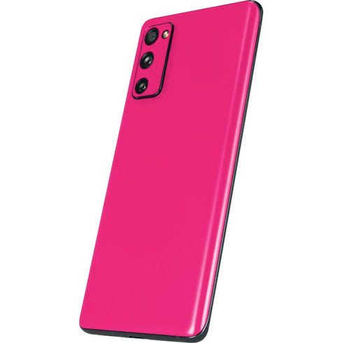 HOT Pink Solid Galaxy S20 Fan Edition Skin