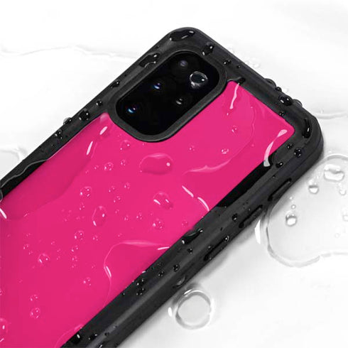HOT Pink Solid Galaxy S20 Plus Waterproof Case