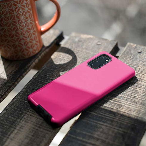HOT Pink Solid Galaxy S20 Pro Case