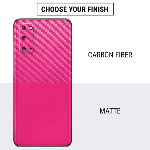 HOT Pink Solid Galaxy S20 Skin