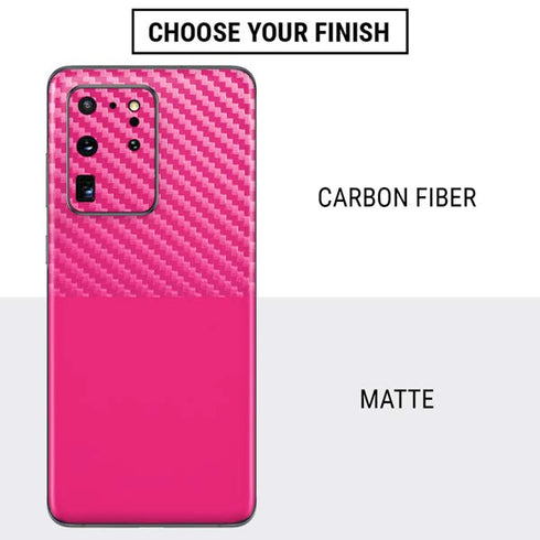 HOT Pink Solid Galaxy S20 Ultra 5G Skin