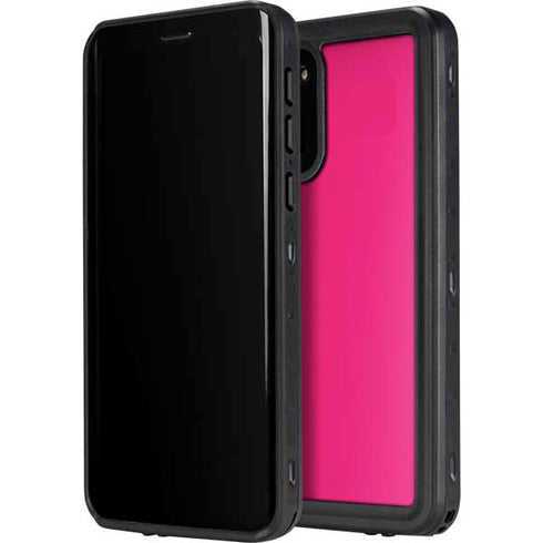 HOT Pink Solid Galaxy S20 Waterproof Case