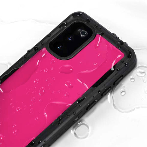 HOT Pink Solid Galaxy S20 Waterproof Case