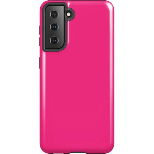 HOT Pink Solid Galaxy S21 5G Pro Case