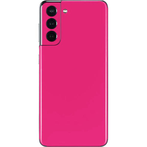 HOT Pink Solid Galaxy S21 5G Skin