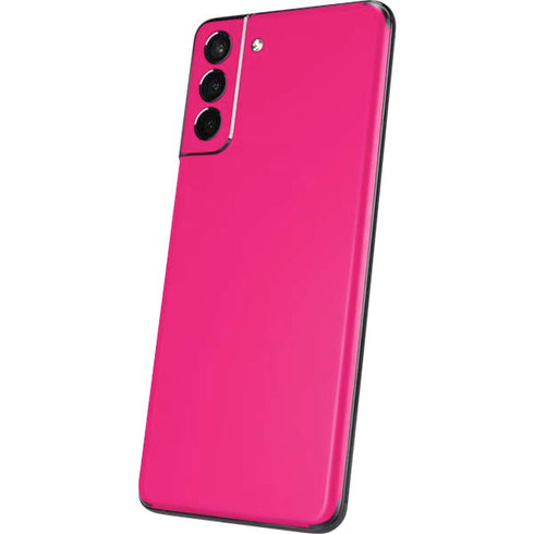 HOT Pink Solid Galaxy S21 5G Skin