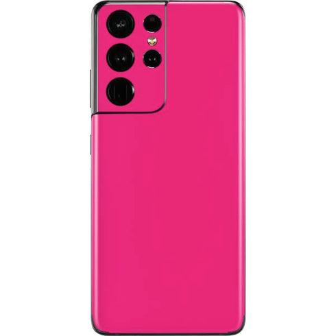 HOT Pink Solid Galaxy S21 Ultra 5G Skin