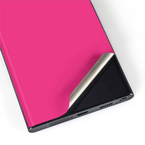 HOT Pink Solid Galaxy S22 Ultra Skin