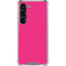 HOT Pink Solid Galaxy S23 Clear Case