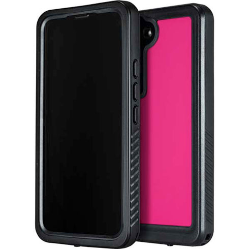 HOT Pink Solid Galaxy S23 Waterproof Case