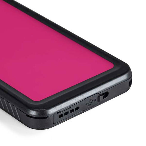 HOT Pink Solid Galaxy S23 Waterproof Case