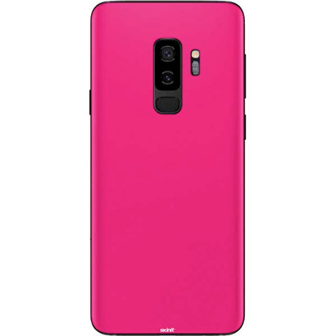 HOT Pink Solid Galaxy S9 Plus Skin