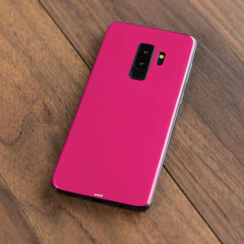 HOT Pink Solid Galaxy S9 Plus Skin