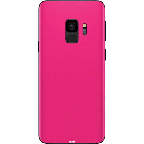 HOT Pink Solid Galaxy S9 Skin