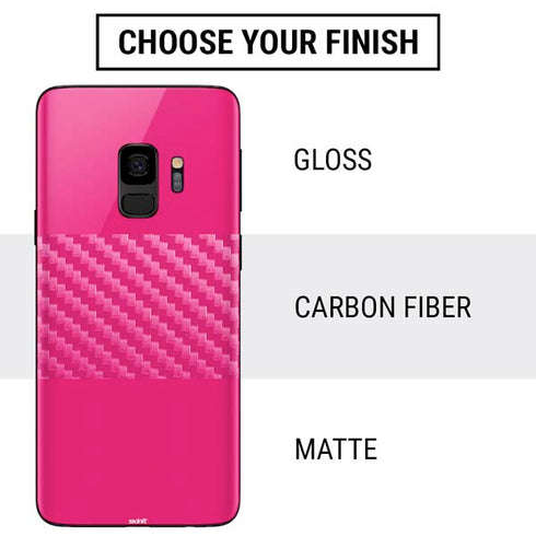 HOT Pink Solid Galaxy S9 Skin