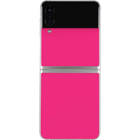 HOT Pink Solid Galaxy Z Flip3 5G Skin