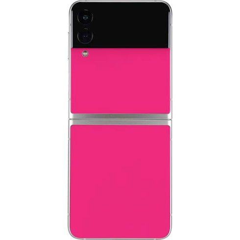 HOT Pink Solid Galaxy Z Flip4 5G Skin