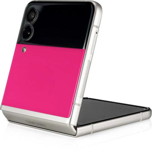 HOT Pink Solid Galaxy Z Flip4 5G Skin