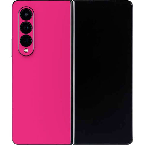HOT Pink Solid Galaxy Z Fold4 5G Skin