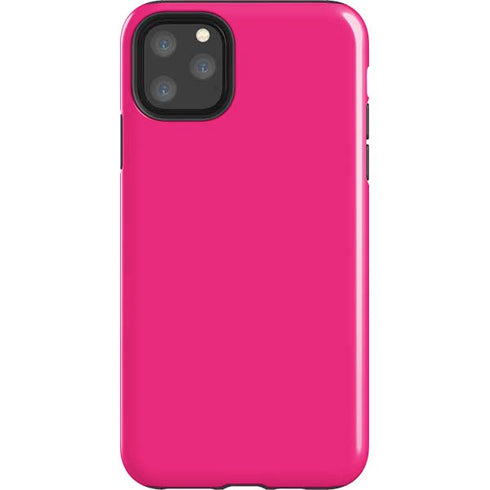 HOT Pink Solid iPhone 11 Pro Max Impact Case
